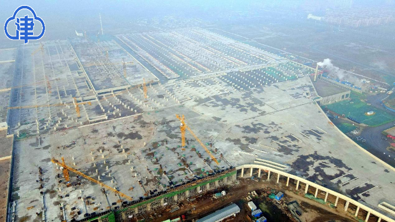 天津地铁10号线梨园头车辆段位于西青区中兴路南侧,作为列车停放,检修